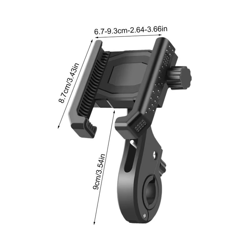 Cycling Phone Mount Adjustable Phone Mount for Cycling Space-Saving Cycling Accessory Portable Phone Clip for Mountain Cycling