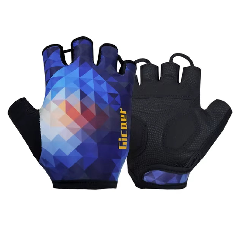 Pro Team 2024 Breathable Cycling Gloves UAE ITALY Road Bike Gloves Men Sports Half Finger anti Slip MTB Bicycle Glove