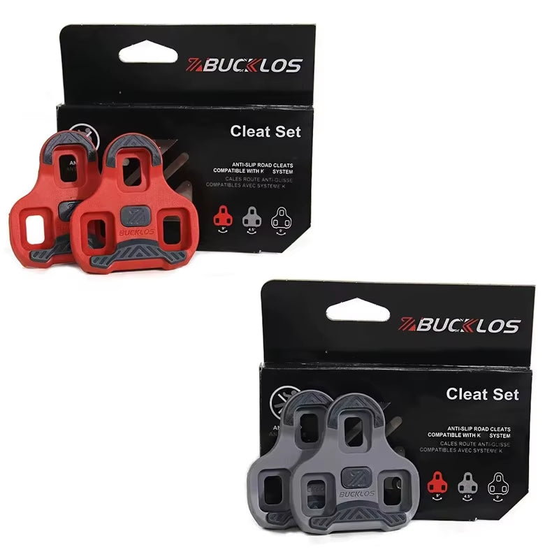 for LOOK Keo Cleats Float Road Cycling Shoes Pedal Cleats for Look Keo Bike Self Locking Pedal Plate 4.5/9 Degree 1/2Pc