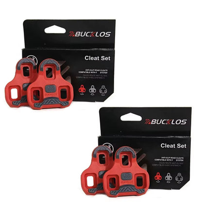 for LOOK Keo Cleats Float Road Cycling Shoes Pedal Cleats for Look Keo Bike Self Locking Pedal Plate 4.5/9 Degree 1/2Pc