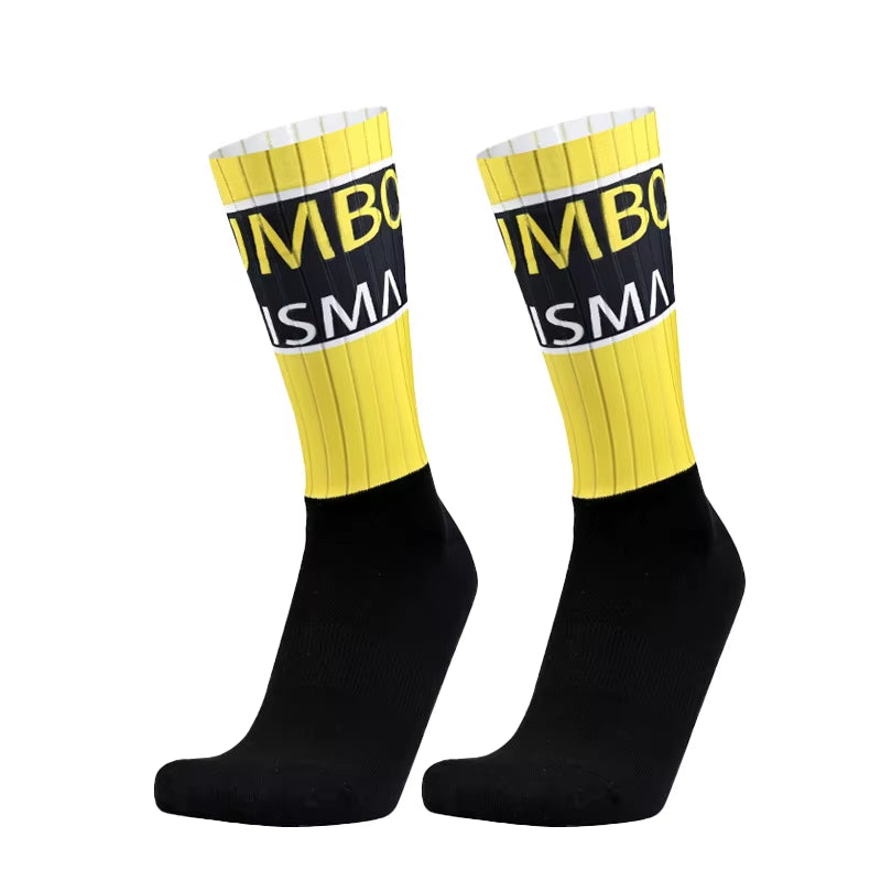 Aero Team Socks Pro Seamless Bike anti Slip Road Ride Socks Outdoor Racing Cycling Socks