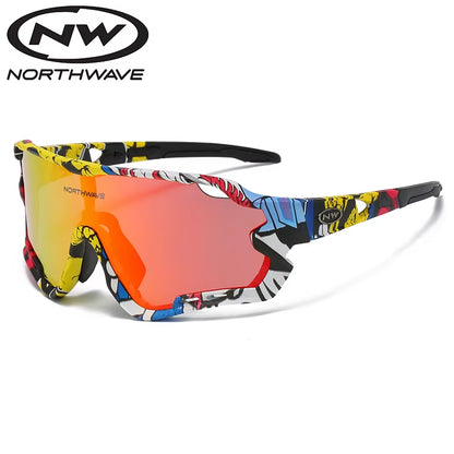 2025 Men Women Polarized Cycling Glasses UV400 Cycling Goggle TR90 Cycling Eyewear Outdoor Sports Cycling Sunglasses 4 Lens