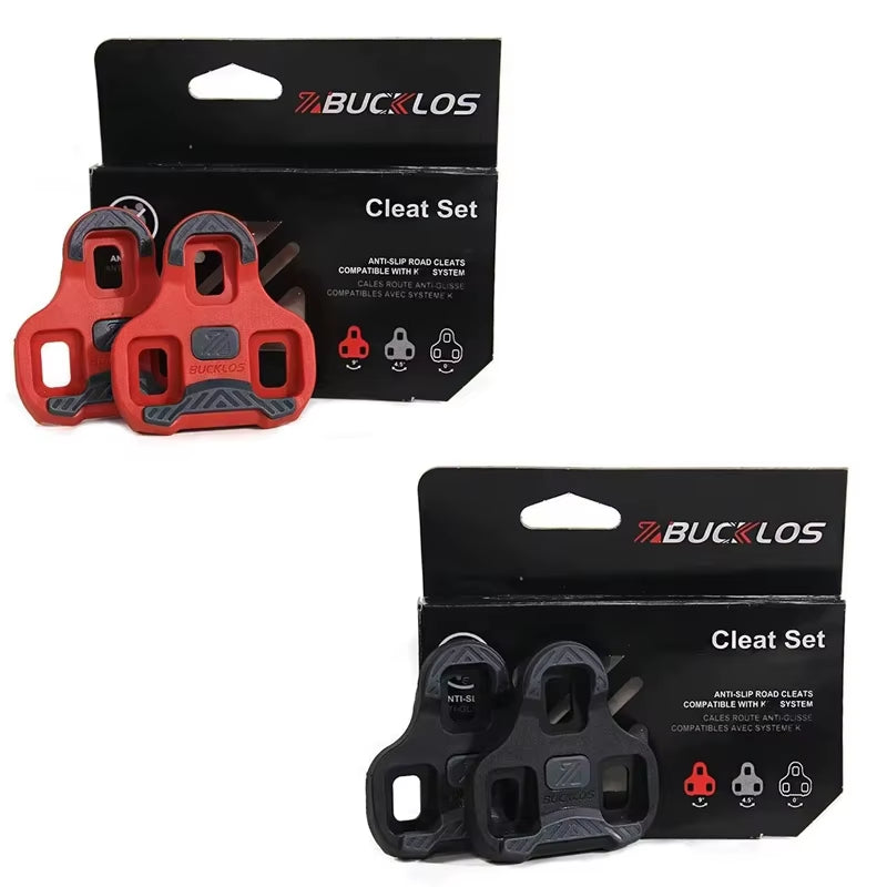 for LOOK Keo Cleats Float Road Cycling Shoes Pedal Cleats for Look Keo Bike Self Locking Pedal Plate 4.5/9 Degree 1/2Pc