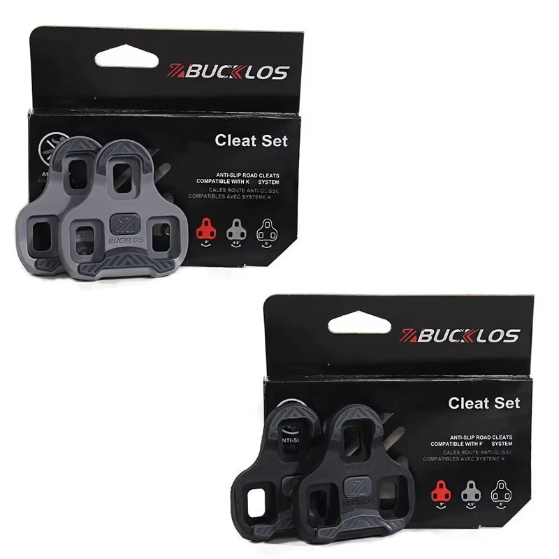 for LOOK Keo Cleats Float Road Cycling Shoes Pedal Cleats for Look Keo Bike Self Locking Pedal Plate 4.5/9 Degree 1/2Pc