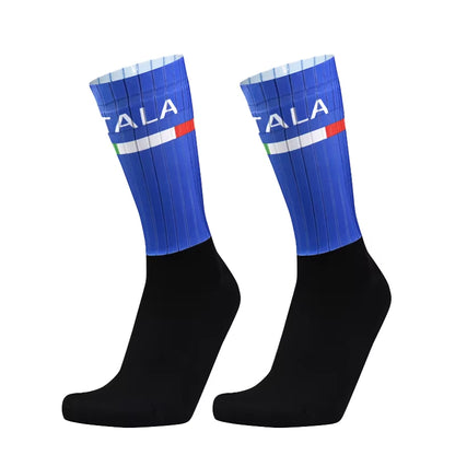 Aero Team Socks Pro Seamless Bike anti Slip Road Ride Socks Outdoor Racing Cycling Socks