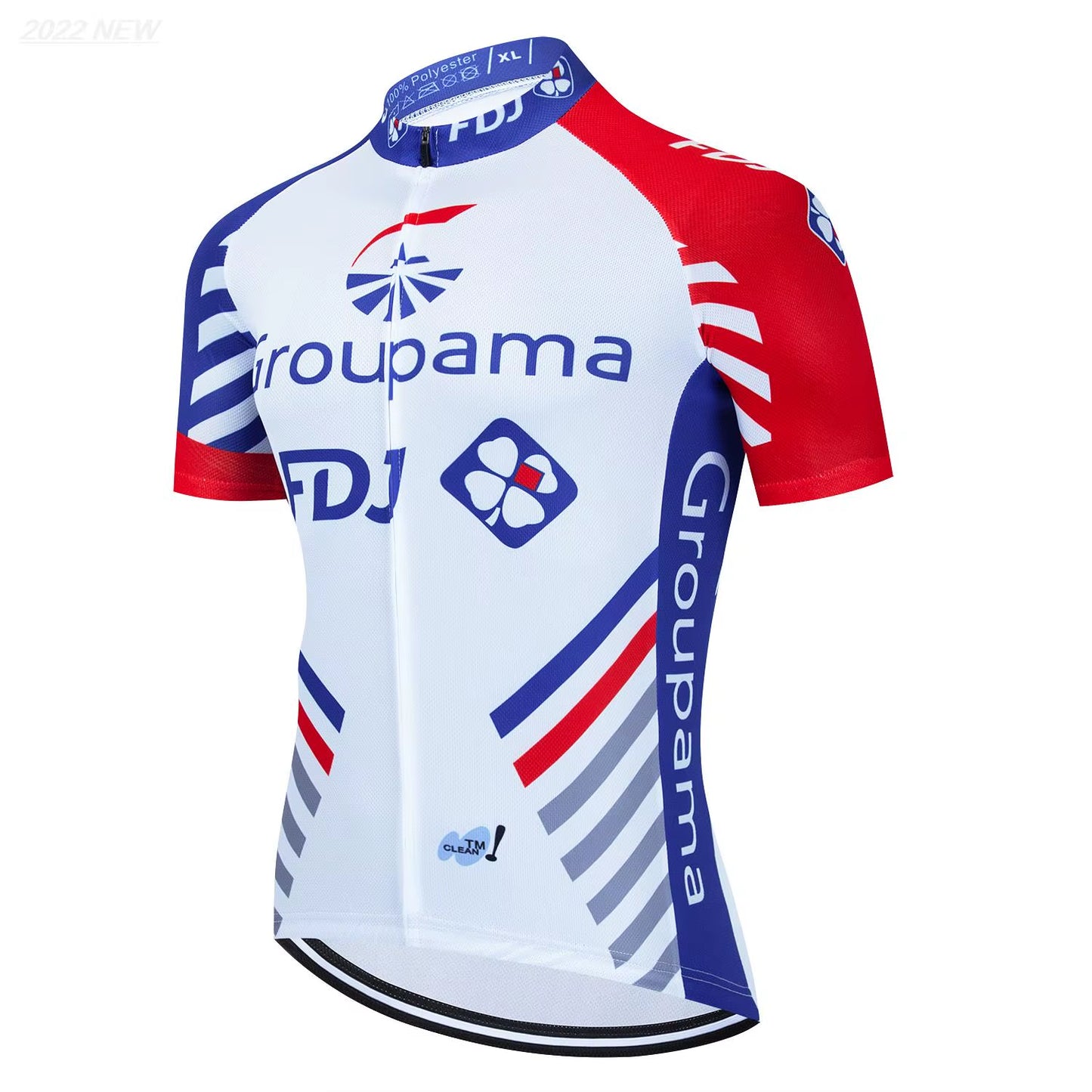 Cycling Jersey Set 2023 FDJ Cycling Bicycle Suit Bicycle Short Sleeve Cycling Clothing Bike Maillot Cycling Jersey Bib Shorts
