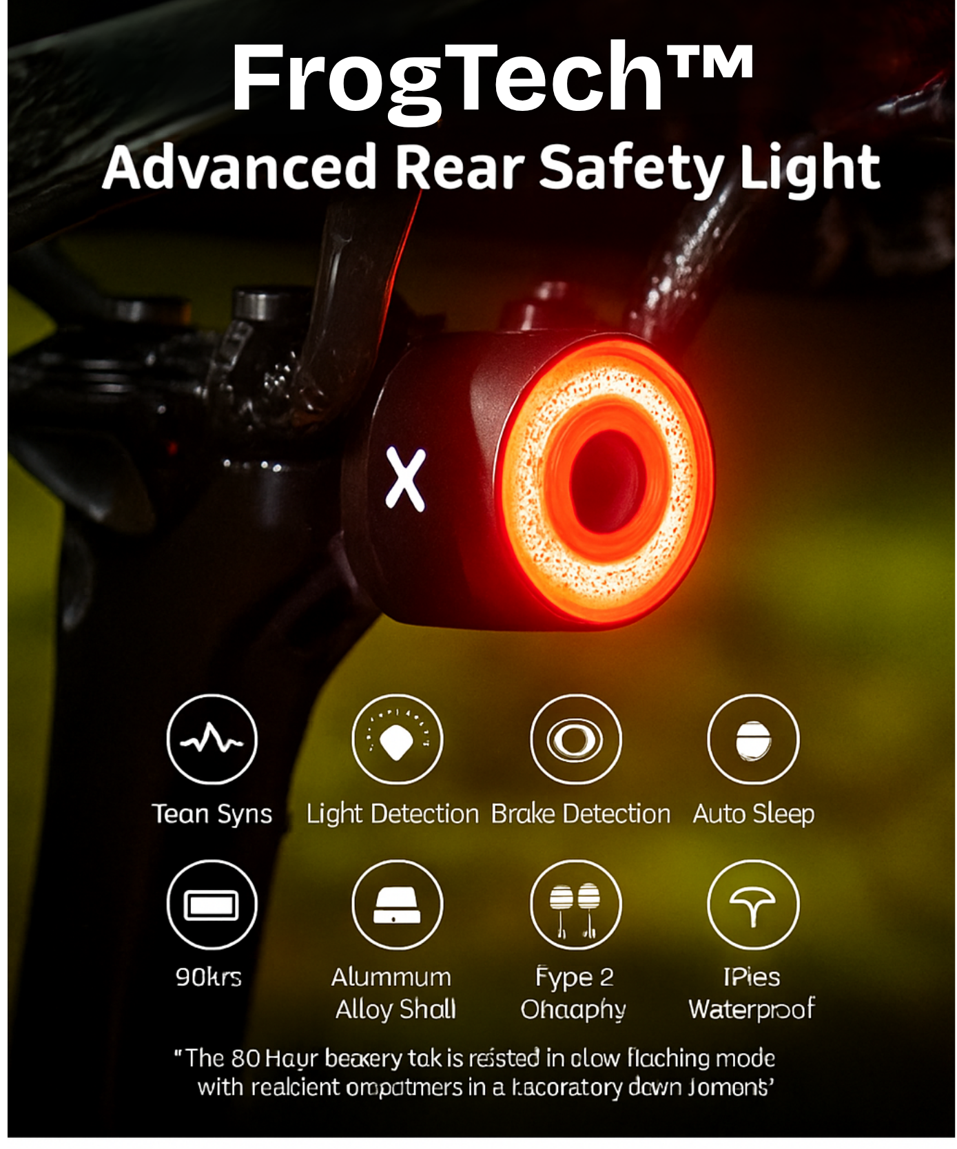 FrogTech™ Smart Bike Tail Light