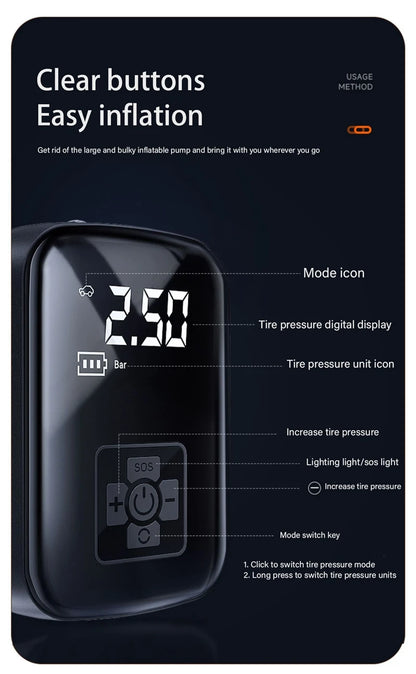 Frog Tech™ Wireless Tire Pump