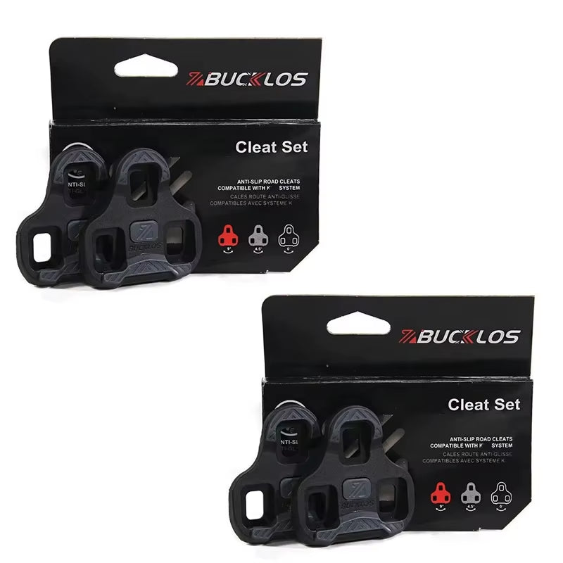 for LOOK Keo Cleats Float Road Cycling Shoes Pedal Cleats for Look Keo Bike Self Locking Pedal Plate 4.5/9 Degree 1/2Pc