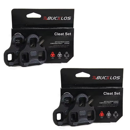 for LOOK Keo Cleats Float Road Cycling Shoes Pedal Cleats for Look Keo Bike Self Locking Pedal Plate 4.5/9 Degree 1/2Pc
