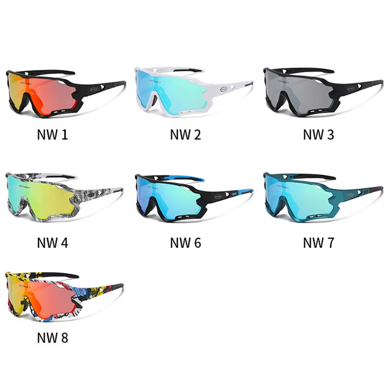 2025 Men Women Polarized Cycling Glasses UV400 Cycling Goggle TR90 Cycling Eyewear Outdoor Sports Cycling Sunglasses 4 Lens