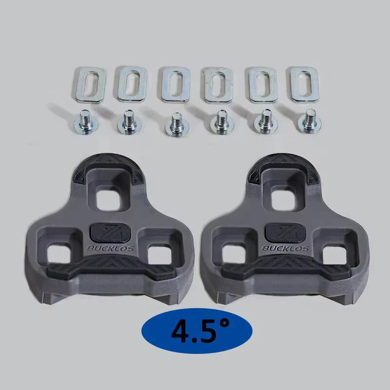 for LOOK Keo Cleats Float Road Cycling Shoes Pedal Cleats for Look Keo Bike Self Locking Pedal Plate 4.5/9 Degree 1/2Pc