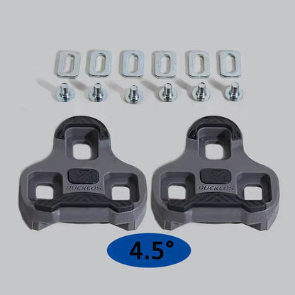 for LOOK Keo Cleats Float Road Cycling Shoes Pedal Cleats for Look Keo Bike Self Locking Pedal Plate 4.5/9 Degree 1/2Pc