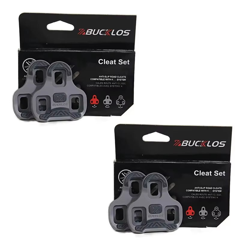 for LOOK Keo Cleats Float Road Cycling Shoes Pedal Cleats for Look Keo Bike Self Locking Pedal Plate 4.5/9 Degree 1/2Pc