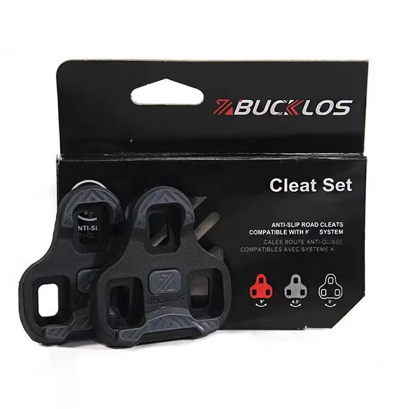 for LOOK Keo Cleats Float Road Cycling Shoes Pedal Cleats for Look Keo Bike Self Locking Pedal Plate 4.5/9 Degree 1/2Pc