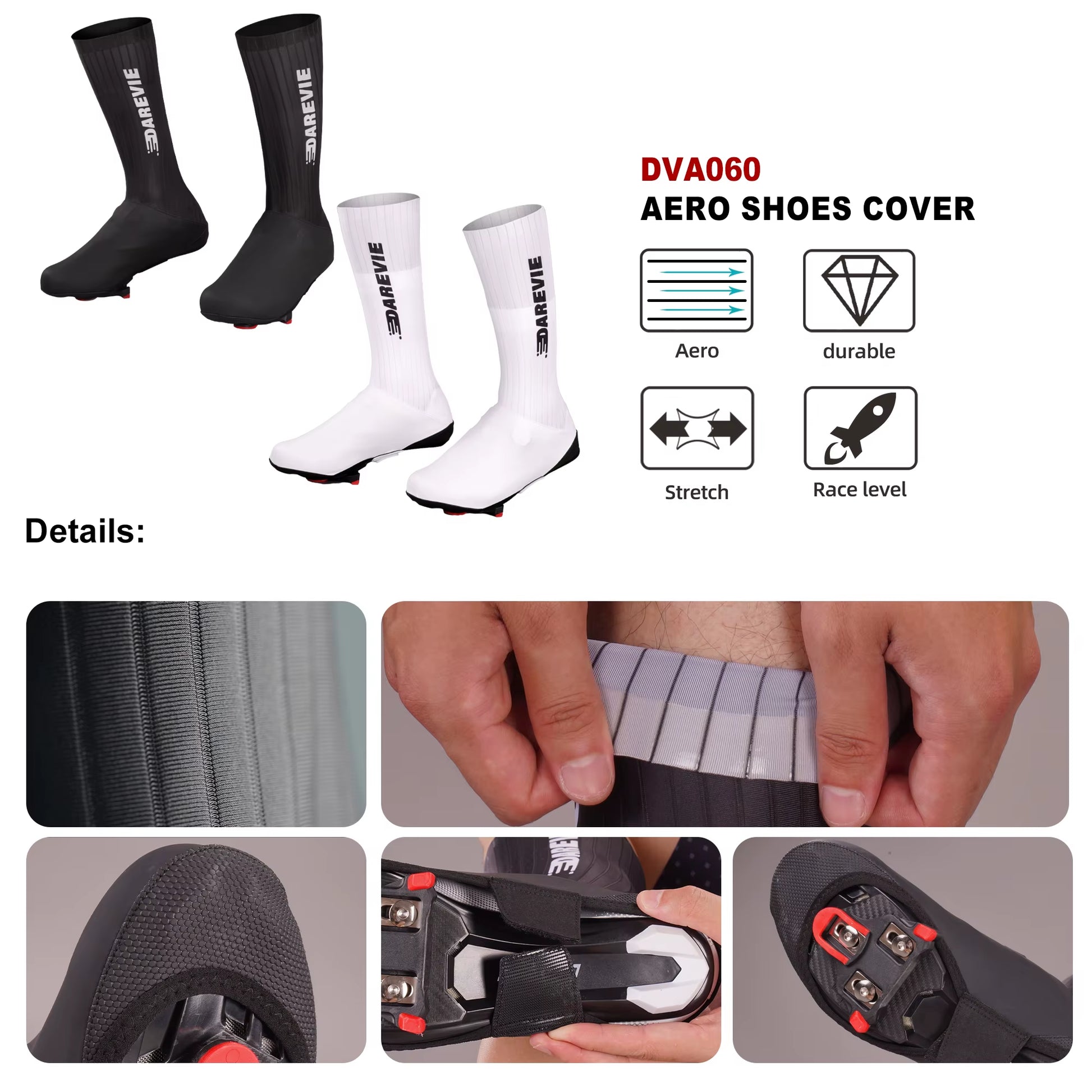 AERO Cycling Shoes Cover Anti-Slip Waterproof Aero Overshoes Cycling Windproof Aero Bike Shoes Cover Bicycle Accessories