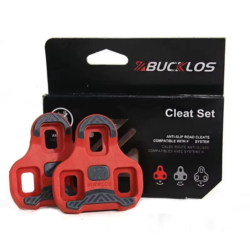 for LOOK Keo Cleats Float Road Cycling Shoes Pedal Cleats for Look Keo Bike Self Locking Pedal Plate 4.5/9 Degree 1/2Pc
