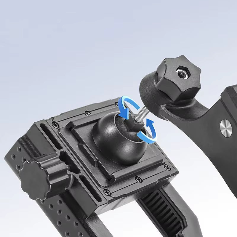 Cycling Phone Mount Adjustable Phone Mount for Cycling Space-Saving Cycling Accessory Portable Phone Clip for Mountain Cycling